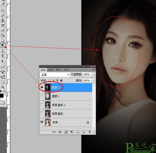 用PS制作伤感夜景美女照片教程图-6
