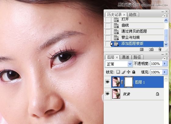 Photoshop使用简单方法给美女人像磨皮,全福编程网