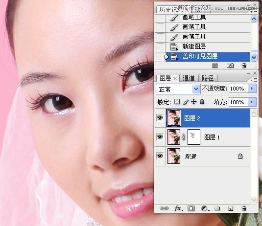 Photoshop使用简单方法给美女人像磨皮,全福编程网
