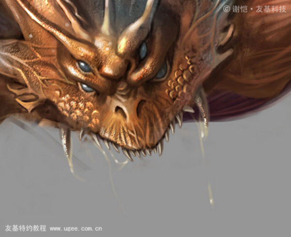 painter绘制科幻怪兽 全福编程网网 painter教程