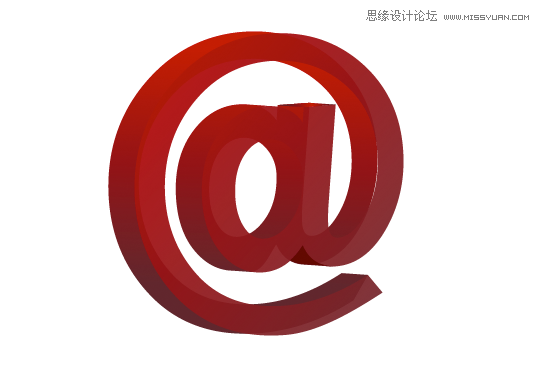 Illustrator制作超酷的3D符号效果图