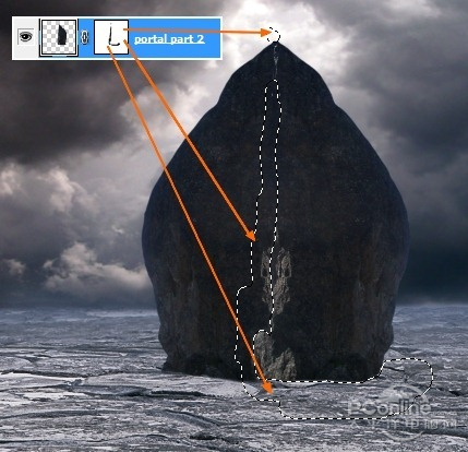 PS翻译教程：Photoshop打造未来穿越之门