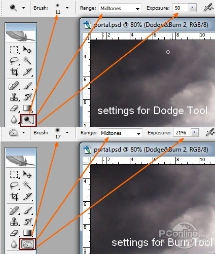 PS翻译教程：Photoshop打造未来穿越之门