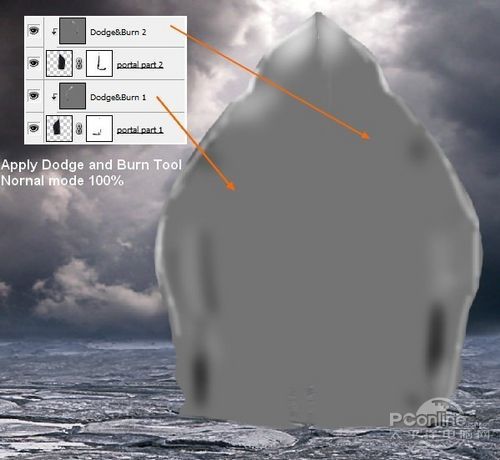 PS翻译教程：Photoshop打造未来穿越之门