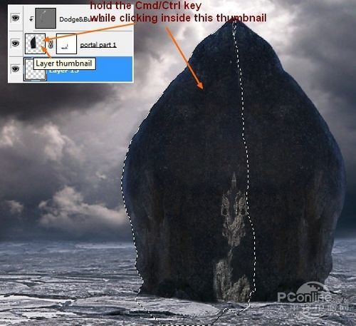 PS翻译教程：Photoshop打造未来穿越之门