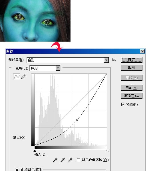 梅问题-photoshop教学-其假乱真－将照片变脸成阿凡达的纳美人