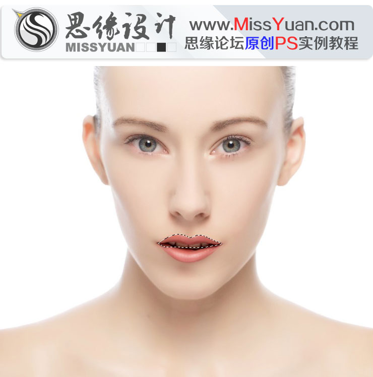 Photoshop给人像美女照片商业精细修图,全福编程网