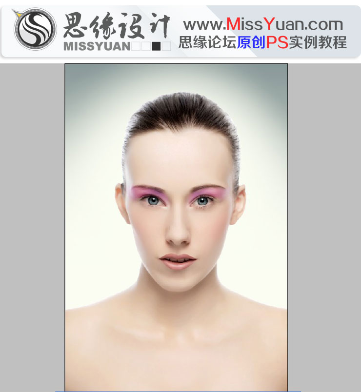 Photoshop给人像美女照片商业精细修图,全福编程网