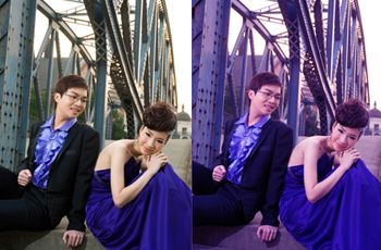 PhotoShop中应用图层样式美化照片的方法 全福编程网