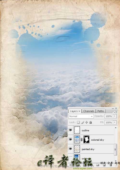 Photoshop合成魔幻虚构的绘画场景,PS教程,思缘教程网