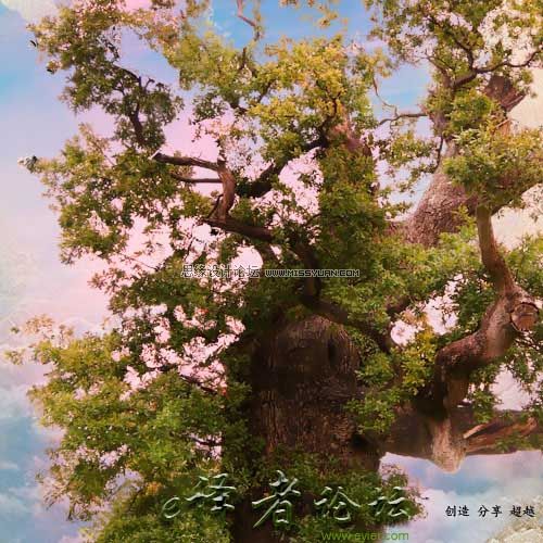 Photoshop合成魔幻虚构的绘画场景,PS教程,思缘教程网