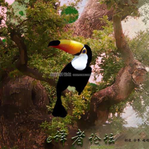 Photoshop合成魔幻虚构的绘画场景,PS教程,思缘教程网