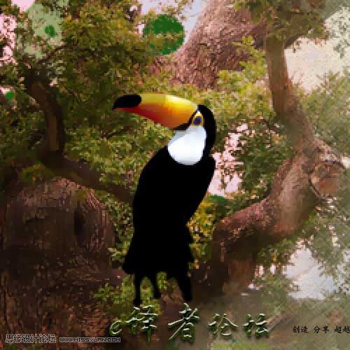 Photoshop合成魔幻虚构的绘画场景,PS教程,思缘教程网
