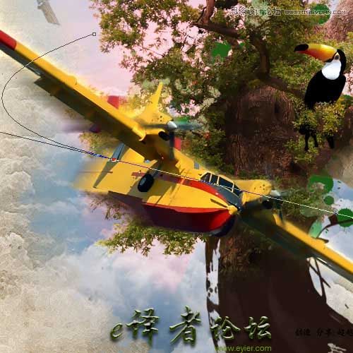 Photoshop合成魔幻虚构的绘画场景,PS教程,思缘教程网