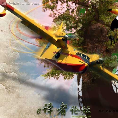 Photoshop合成魔幻虚构的绘画场景,PS教程,思缘教程网