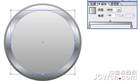 Illustrator鼠绘：渐变工具运用绘制金属闹钟