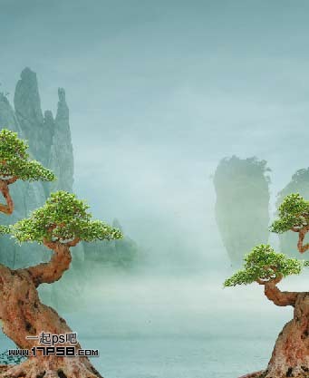 ps照片合成-打造山谷中的梦幻场景