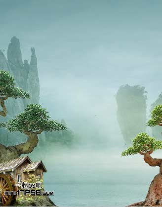 ps照片合成-打造山谷中的梦幻场景