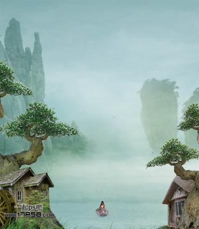 ps照片合成-打造山谷中的梦幻场景