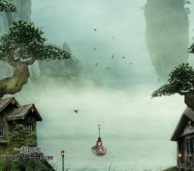 ps照片合成-打造山谷中的梦幻场景