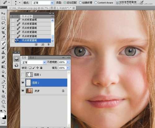 PS教程：Photoshop给儿童照片锐化处理