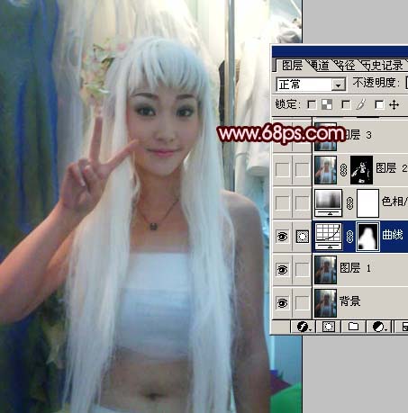 PS修复美女暗光自拍照 全福编程网网 照片处理教程