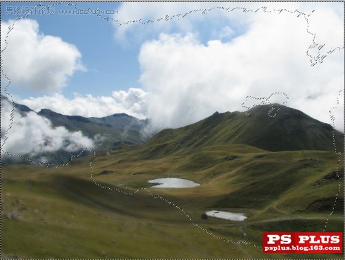 Photoshop打造风景照清晰和梦幻烟雾效果,PS教程,思缘教程网