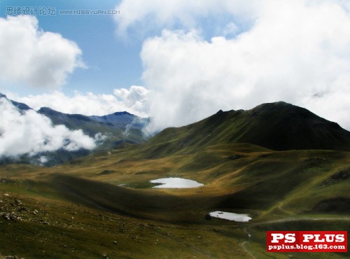 Photoshop打造风景照清晰和梦幻烟雾效果,PS教程,思缘教程网