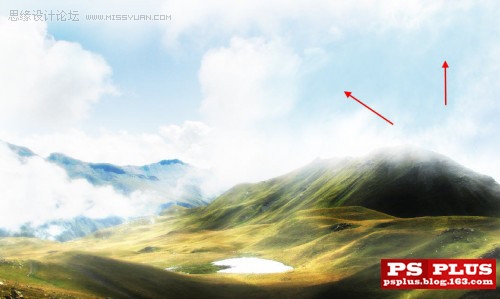 Photoshop打造风景照清晰和梦幻烟雾效果,PS教程,思缘教程网