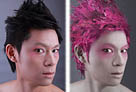 Photoshop给人物照片换发型 全福编程网