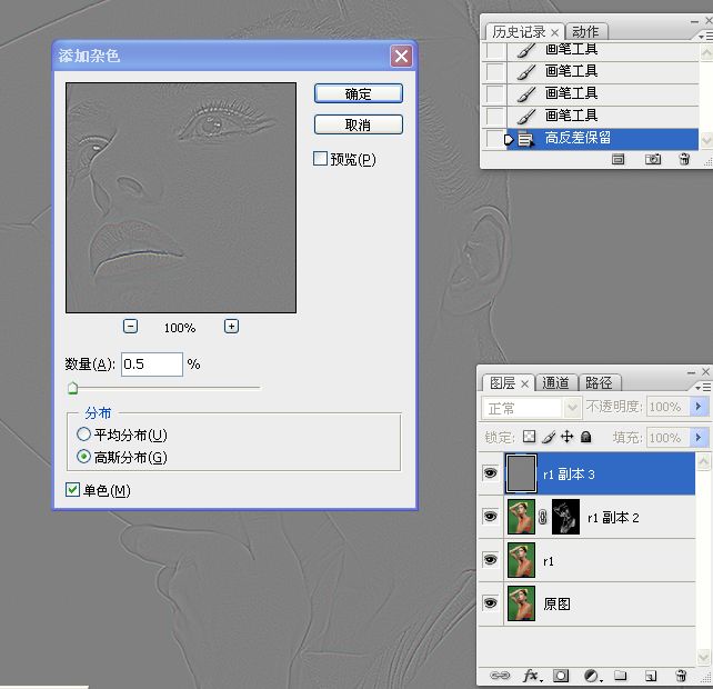 人物时尚画像修饰视频教程分解(编辑中...)