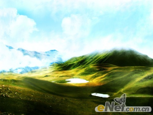 PhotoShop打造唯美清新的风景桌面壁纸图片教程 全福编程网教程