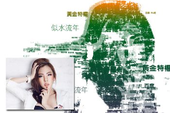 PhotoShop制作数字化风格人像签名教程 全福编程网