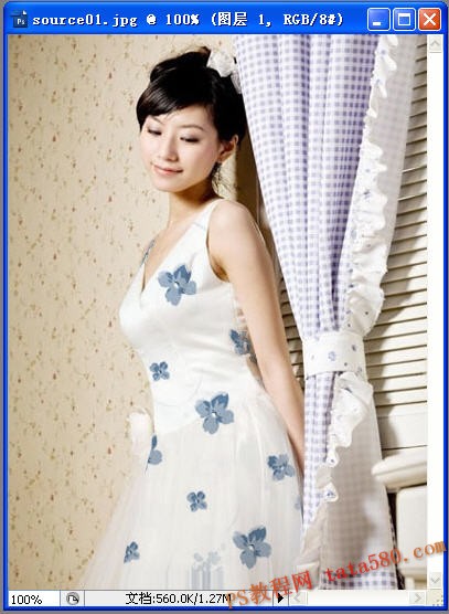 Photoshop照片合成教程-换衣大法置换贴图