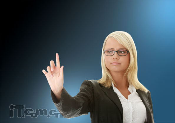 Photoshop制作未来资讯时代的美女