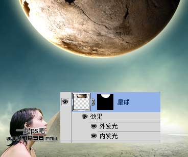 PS图片合成教程：干涸世界里的思索女孩意境图