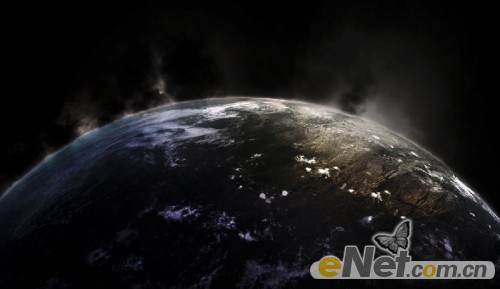 ps照片合成-打造彗星撞地球