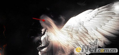 PhotoShop特效处理-黑暗中的天使