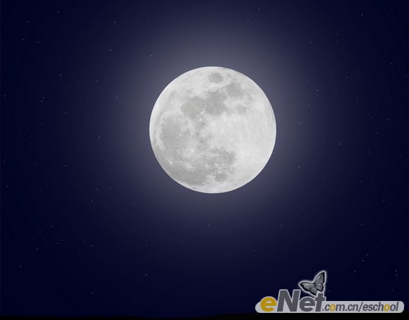 PS合成夜空中飞翔的鸽子效果 全福编程网