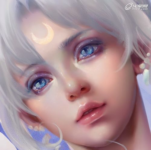 PS教程：Photoshop打造靓丽的月亮公主