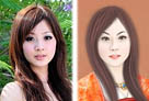 Photoshop把美女转为清纯的古典手绘效果 全福编程网