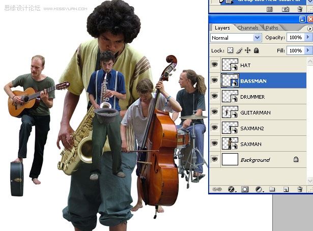 使用Photoshop制作蒙太奇插画,PS教程,思缘教程网