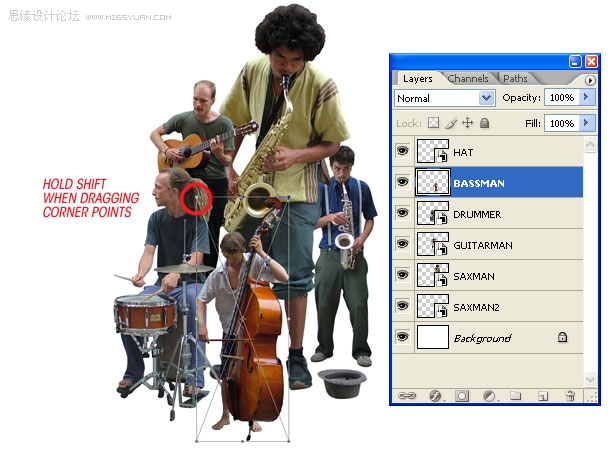 使用Photoshop制作蒙太奇插画,PS教程,思缘教程网