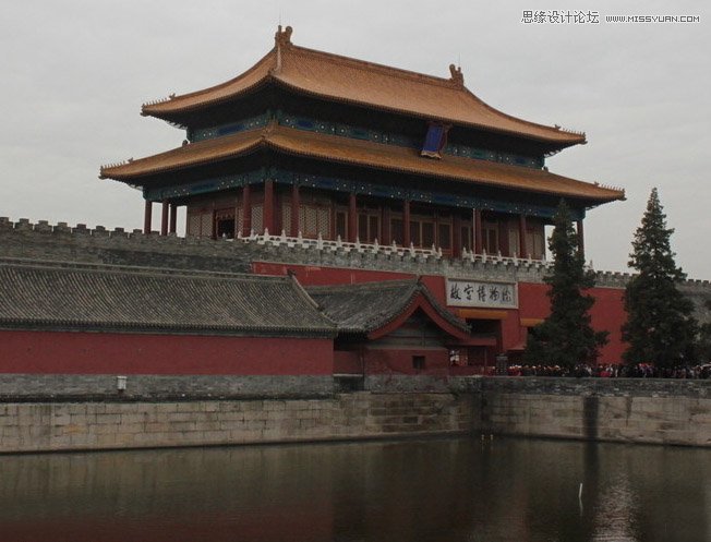Photoshop合成城外湖面下陷效果图,全福编程网