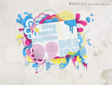 Illustrator结合PS设计时尚的花纹插画教程,PS教程,思缘教程网