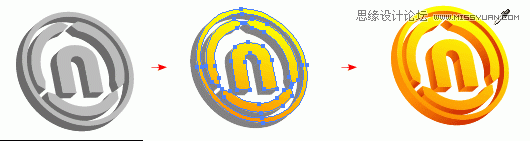 Illustrator绘制矢量风格3D图标教程