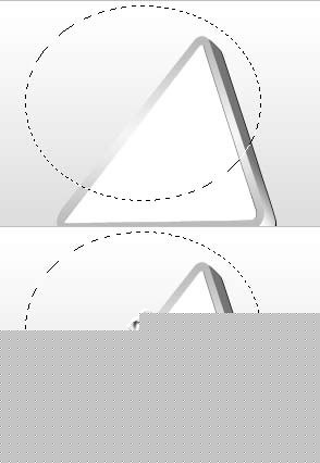Photoshop打造高光立体三角形图标,全福编程网