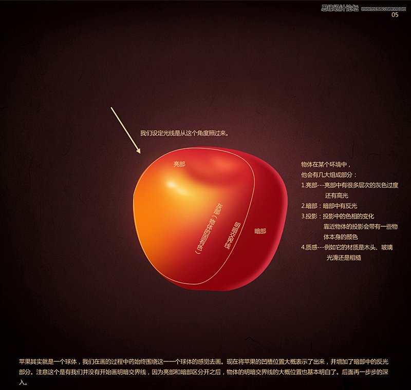 Photoshop鼠绘逼真的苹果教程,全福编程网