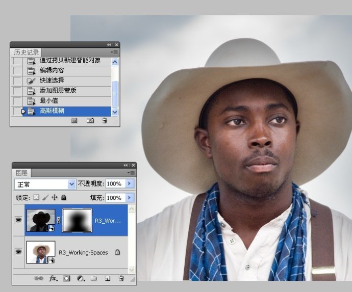 使用Camrea <wbr>Raw和Photoshop对人像进行处理练习