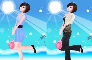 PS给美女换不同衣服的入门教程 全福编程网教程